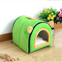 HKM-479955 Detachable Soft Suede Leather Pet Kennel - Washable and Comfortable for Small to Large Pets