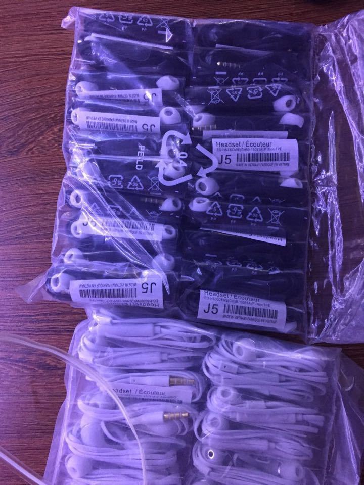 KTX-210387 Wired In-Ear Headphones with Microphone for Clear Calls and Noise Cancellation - 3.5mm Plug