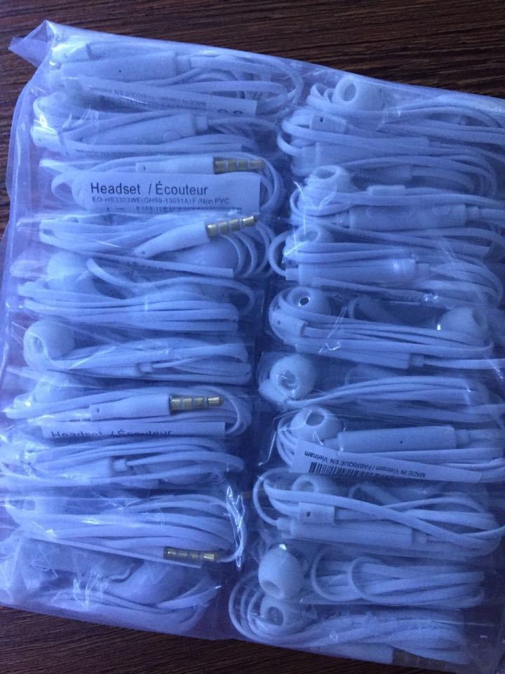 KTX-210387 Wired In-Ear Headphones with Microphone for Clear Calls and Noise Cancellation - 3.5mm Plug