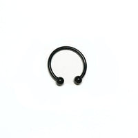HKM-724563 Stainless Steel Electroplated Nose Ring with Unique Design, 13x8x5cm
