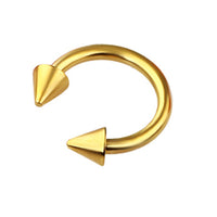 HKM-724563 Stainless Steel Electroplated Nose Ring with Unique Design, 13x8x5cm
