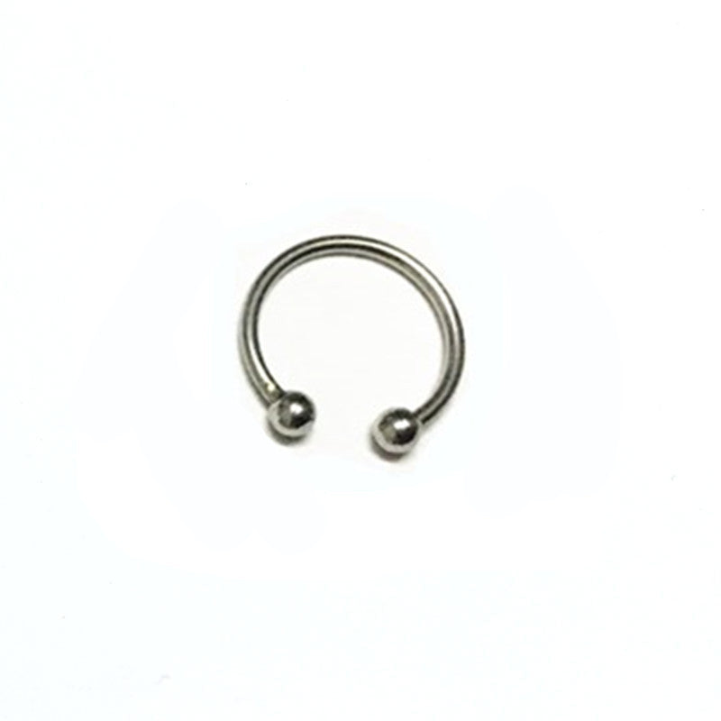 HKM-724563 Stainless Steel Electroplated Nose Ring with Unique Design, 13x8x5cm
