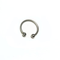 HKM-724563 Stainless Steel Electroplated Nose Ring with Unique Design, 13x8x5cm