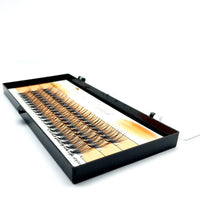 HKM-845395 Imitation Mink Hair Grafted False Eyelashes - 60 Pieces, Black, Size Range: 6-14mm
