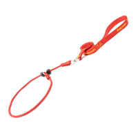 HKM-621267 Durable Nylon Pet Training Rope with Hand Holding Loop - 1.5m x 2cm, Black or Red