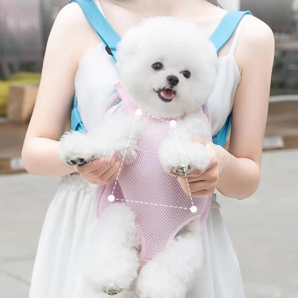 HKM-230995 Adjustable Cat and Dog Carrier Backpack with Leg Holes for Travel and Comfort
