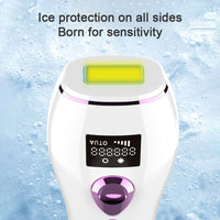 HKM-838163 Laser Hair Removal Device for Women, Whole Body and Facial Use, Electric Model G998 in White, ABS Material