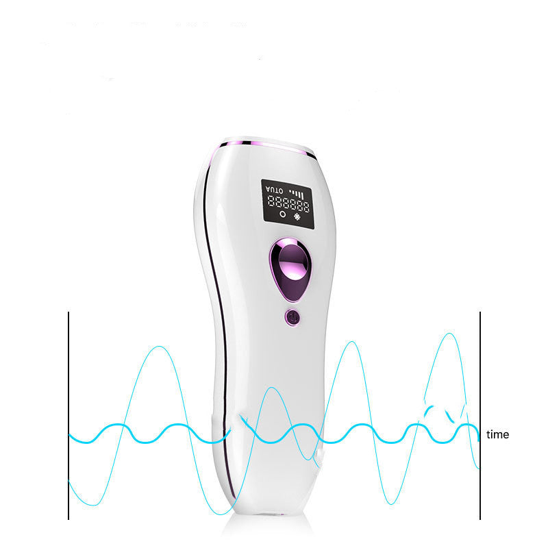 HKM-838163 Laser Hair Removal Device for Women, Whole Body and Facial Use, Electric Model G998 in White, ABS Material