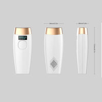 HKM-838163 Laser Hair Removal Device for Women, Whole Body and Facial Use, Electric Model G998 in White, ABS Material