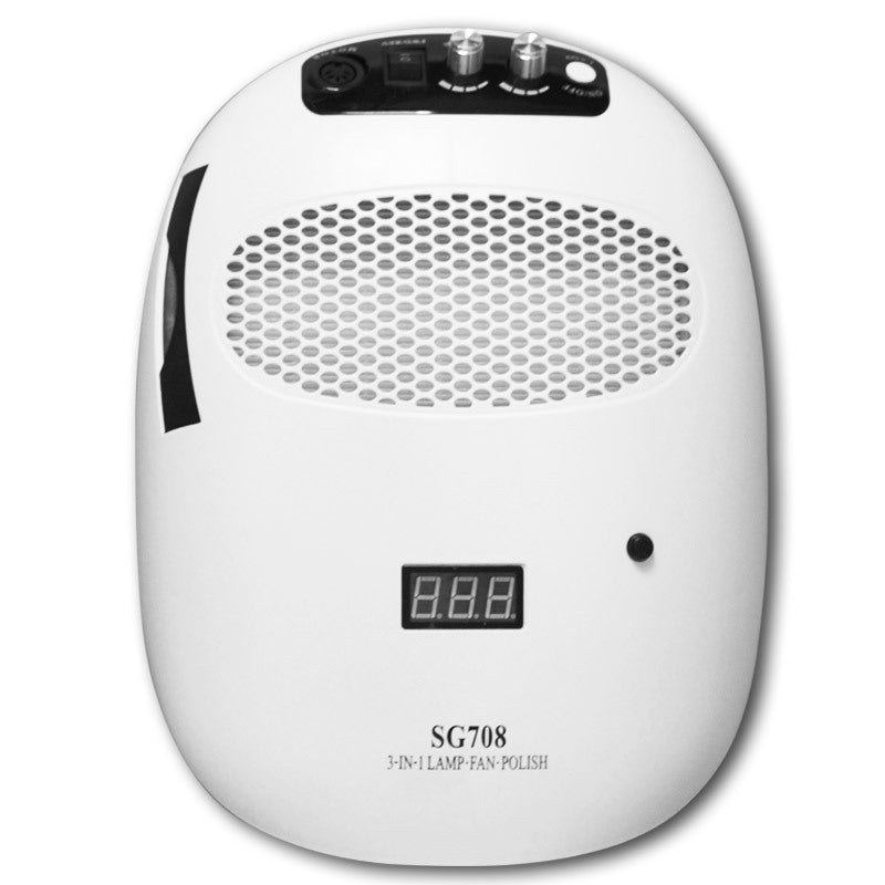 HKM-869779 Vacuum Smart Phototherapy Nail Polishing Machine with ABS Material, 140W Power