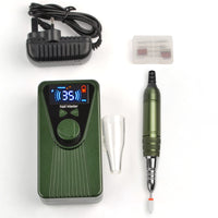 HKM-443219 Rechargeable Electric Nail Polisher with 0-35000 RPM Speed and 4.5h Battery Life