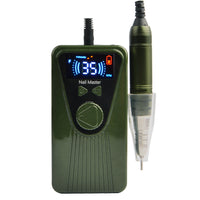 HKM-443219 Rechargeable Electric Nail Polisher with 0-35000 RPM Speed and 4.5h Battery Life