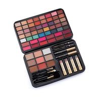 HKM-846227 Makeup Essentials Set: Lipstick, Lip Glaze, Eyebrow Pencil, Highlighter & More