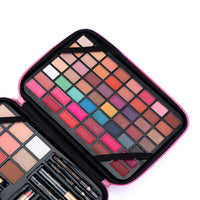 HKM-846227 Makeup Essentials Set: Lipstick, Lip Glaze, Eyebrow Pencil, Highlighter & More