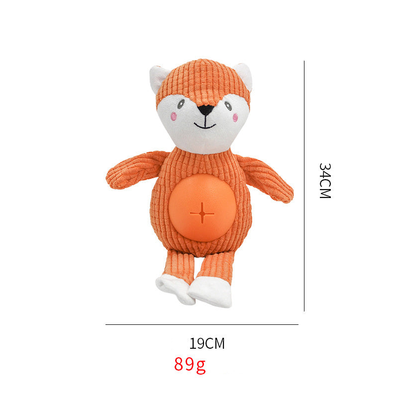 HKM-354003 Durable Animal-Shaped Stuffed Toy for Dogs - Bite Resistant Design, Ideal Pet Companion