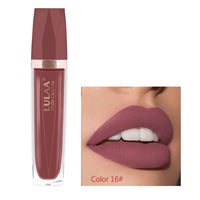 HKM-367379 18 Color Matte Velvet Lipstick - Long-Lasting Lip Gloss with High-Gloss Jelly Finish
