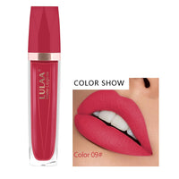 HKM-367379 18 Color Matte Velvet Lipstick - Long-Lasting Lip Gloss with High-Gloss Jelly Finish