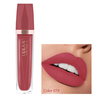 HKM-367379 18 Color Matte Velvet Lipstick - Long-Lasting Lip Gloss with High-Gloss Jelly Finish
