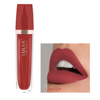 HKM-367379 18 Color Matte Velvet Lipstick - Long-Lasting Lip Gloss with High-Gloss Jelly Finish