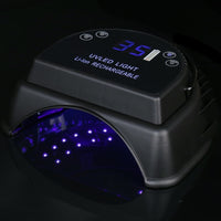 HKM-966931 Rechargeable 64W LED Nail Lamp with Wireless Charging and Intelligent Timing Functions
