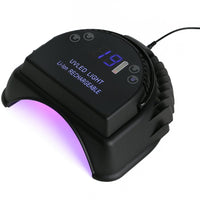 HKM-966931 Rechargeable 64W LED Nail Lamp with Wireless Charging and Intelligent Timing Functions