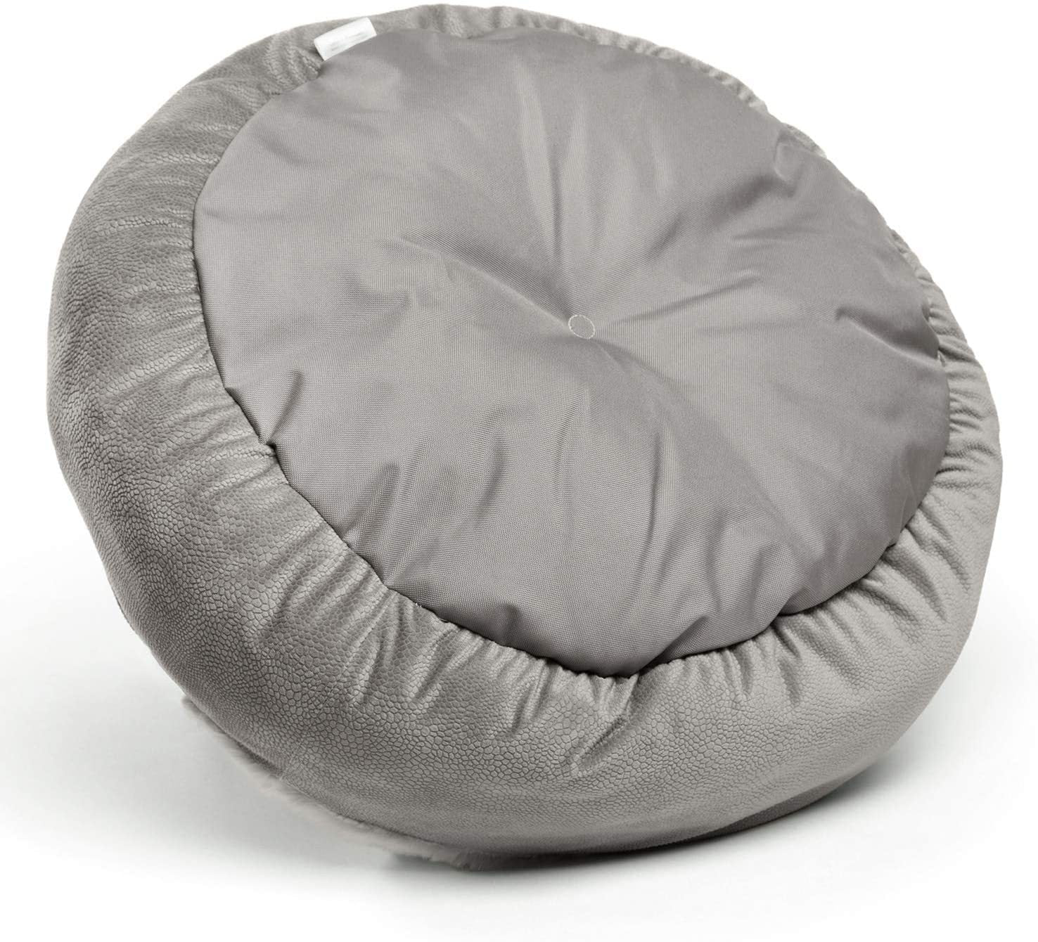 HKM-884371 Classic Suede & Plush Cat and Dog Nest Cover, Machine Washable, 60x60x18cm