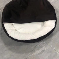 HKM-884371 Classic Suede & Plush Cat and Dog Nest Cover, Machine Washable, 60x60x18cm