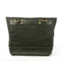 HKM-679891 Large Waterproof Waxed Canvas Vintage Motorcycle Tool Bag