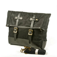 HKM-679891 Large Waterproof Waxed Canvas Vintage Motorcycle Tool Bag