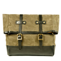 HKM-679891 Large Waterproof Waxed Canvas Vintage Motorcycle Tool Bag