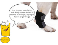 HKM-477395 Dog Recovery Leg Cover - Neoprene Wound Protector for Active Dogs, Sizes S to XL