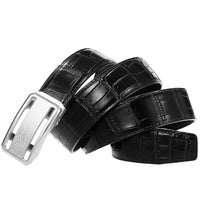 HKM-931667 Men's Luxury Leather Belt - Model LY36-61344-8, Durable Authentic Leather Construction