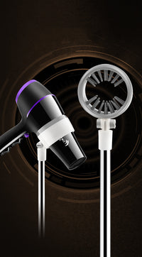 HKM-449555 Stainless Steel Hair Dryer Fixing Bracket - Nordic Style Free Punching Design for Travel Storage