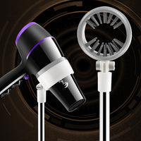 HKM-449555 Stainless Steel Hair Dryer Fixing Bracket - Nordic Style Free Punching Design for Travel Storage