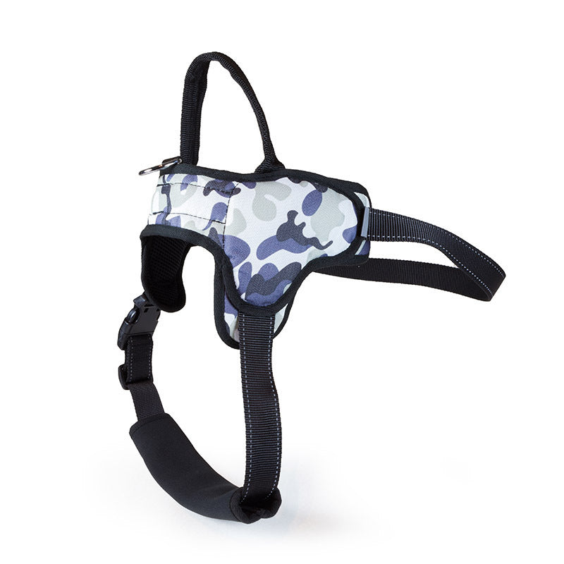 HKM-747731 Camouflage Dog Leash for Medium and Large Dogs - Durable Polyester Material, Multiple Sizes Available