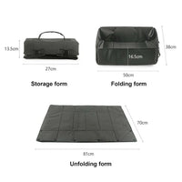 HKM-305747 Portable 3-in-1 Dog Travel Bed and Carrier, Water-Resistant Kennel with Mat and Cushion