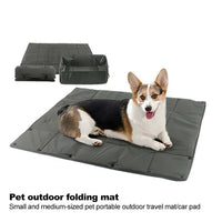 HKM-305747 Portable 3-in-1 Dog Travel Bed and Carrier, Water-Resistant Kennel with Mat and Cushion