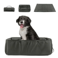 HKM-305747 Portable 3-in-1 Dog Travel Bed and Carrier, Water-Resistant Kennel with Mat and Cushion