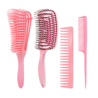 HKM-084179 Multifunctional Eight-Claw Comb Set - 4 Pack, Various Colors Available