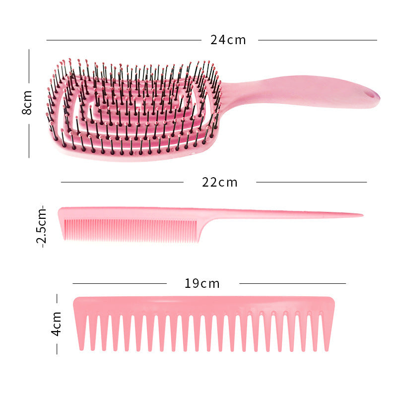 HKM-084179 Multifunctional Eight-Claw Comb Set - 4 Pack, Various Colors Available