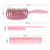 HKM-084179 Multifunctional Eight-Claw Comb Set - 4 Pack, Various Colors Available