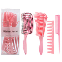 HKM-084179 Multifunctional Eight-Claw Comb Set - 4 Pack, Various Colors Available