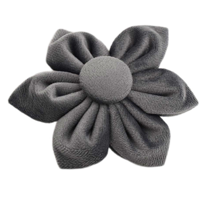 HKM-779347 Soft Velvet Fabric Dog Collar with Matching Accessories - Adjustable Sizes XS to XL