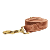 HKM-779347 Soft Velvet Fabric Dog Collar with Matching Accessories - Adjustable Sizes XS to XL