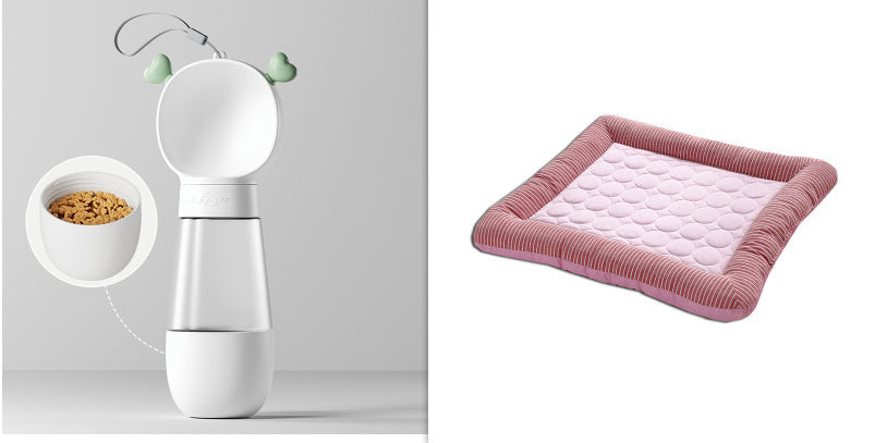 JMT-470666 Cooling Pet Mat for Dogs and Cats - Soft Ice Silk Blanket in Blue for Comfortable Summer Sleep, Available in Multiple Sizes