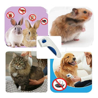 HKM-429139 Electric Pet Comb for Dogs, Cats, and Rabbits - Cordless Grooming Tool for Long and Short Hair