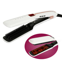 HKM-322515 Multifunctional Steam Spray Hair Straightener Comb with Infrared Technology and Moisture Control