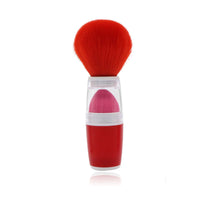 HKM-394387 Portable Blush Brush with Synthetic Hair and Plastic Handle for Multi-Purpose Makeup Application