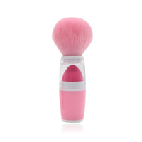 HKM-394387 Portable Blush Brush with Synthetic Hair and Plastic Handle for Multi-Purpose Makeup Application