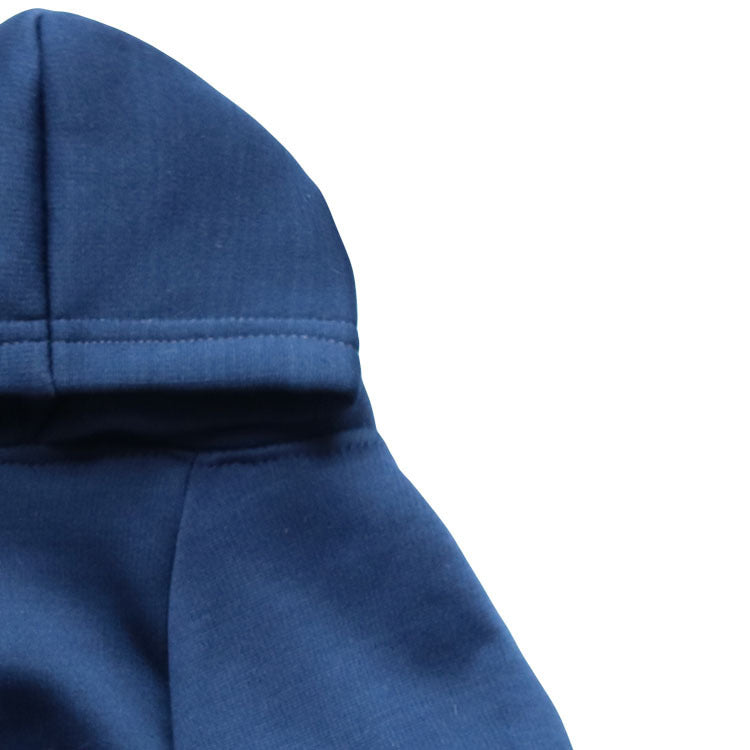 HKM-819219 Cozy Fleece Teddy Pet Jacket in Navy Blue and Mint Green - Sizes XS to XL